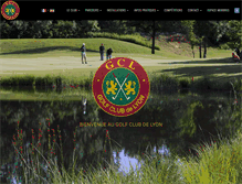 Tablet Screenshot of golfclubdelyon.com